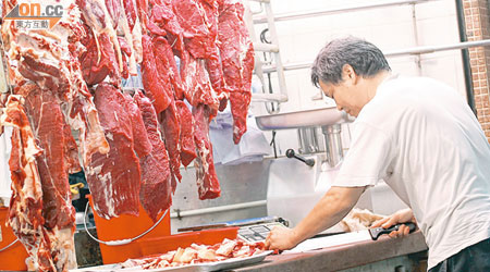 鮮牛肉批發價及零售價節節向上，有業界要求當局正視。