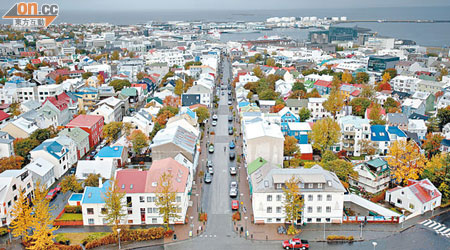 斯諾登希望冰島給予政治庇護。圖為冰島街景。