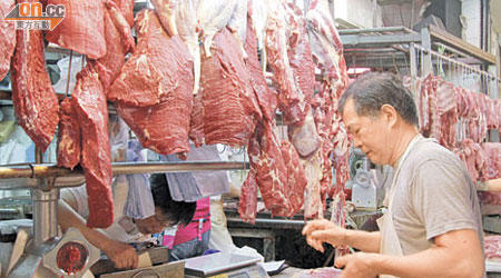 消委會贊成開放活牛市場，引入競爭，為消費者提供更多優質牛肉。（胡家豪攝）