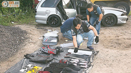 黑幫疑用失車作流動「兵器庫」。（高偉明攝）