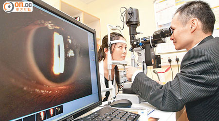 威院眼科中心將新增診症室應付更多病人。（袁志豪攝）