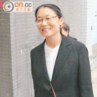 辯方大律師顧佩芳建議案中被告向監警會作出投訴。（何全泰攝）