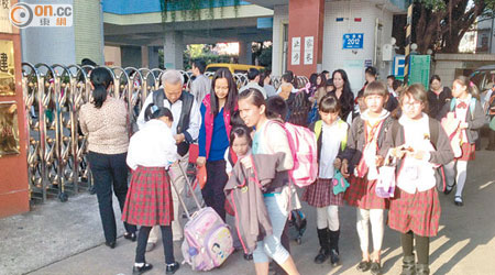 深圳羅湖區港人子弟學校八成學生為港人子女。（兩岸組記者張琦攝）