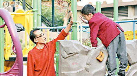 陳先生表示，若政府能增加遊樂場設施的指示，相信能惠及更多有特殊需要的小朋友。