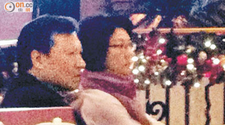 本報曾攝得郭炳湘與Ida於尖東帝苑酒店一家越南餐廳共進晚餐。
