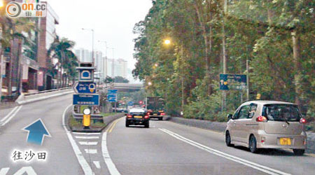 鑽石山陷阱<br>阿輝見星河明居在左邊方向，遂選擇左邊行車線，原來竟直往大老山隧道。