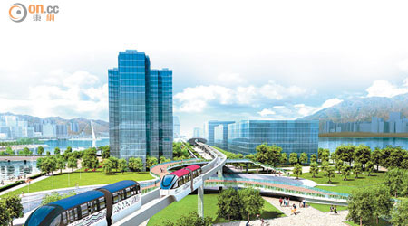 港府決定重新詳細研究九龍東單軌列車系統的可行性。