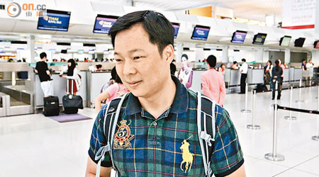 港客照出發：曾先生<br>「我哋一家四口去曼谷五日，傾生意兼去旅行，唔擔心當地情況混亂。」