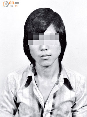 在深圳涉及兇殺及藏屍案的港人簡姓男子。（黑白照片）