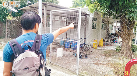 有農地出現新搭建寮屋，疑違反地政處牌照規定。