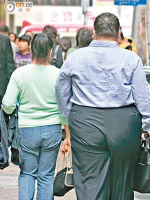 男女士腰圍超標，糖尿病風險將增。