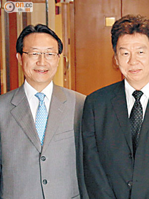 林新強（左）、熊運信（右）