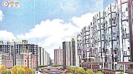 圖為錦田南發展計劃的未來構想圖。