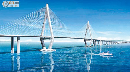 港珠澳大橋屬國家級工程，正面對超支問題。（資料圖片）