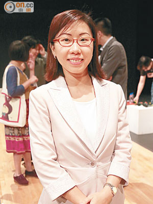 黎穎瑜透露當年自己全靠申請獎學金，先有機會「衝出香港」。（徐家浩攝）