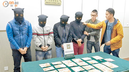 司警拘獲四名偷渡集團成員。