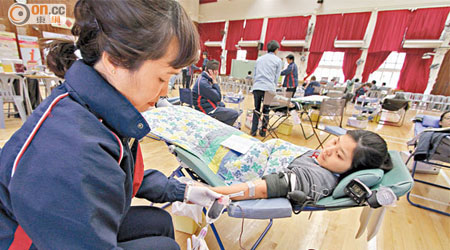 紅十字會近年面對捐血人數減少問題，其中中學生成「流失重災區」。