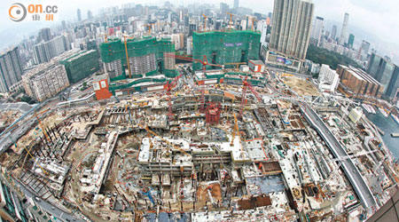 高鐵香港段工程預計要延至一七年底通車。
