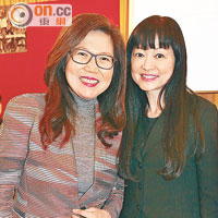 同樣係傑青嘅維多利亞教育機構總校長孔美琪（左）與沙田區議員龐愛蘭（右）都有捧場。