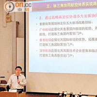 綦琦稱看不到廣東省會再劃出一部分空域來保障香港的理由。