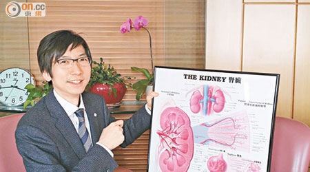 鄧智偉稱近半數腎病由糖尿病引致。