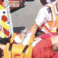 受傷女子送院搶救危殆。
