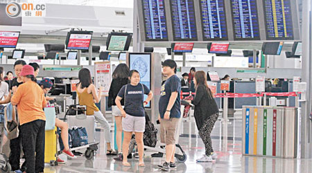 旅遊業恐徵收機場建設費會影響短途客的外遊意欲。
