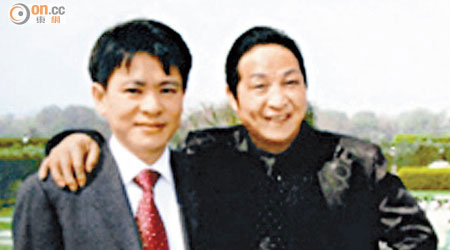 王林（右）捲入前徒弟鄒勇（左）被綁架殺害案，近日接連有內情曝光。 （資料圖片）