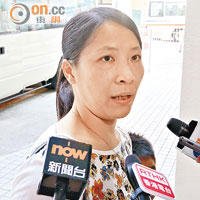 曾女士：「當局太遲安排驗血服務，好擔心鉛水影響兒子發育，點解大人無得驗，好唔公平」。