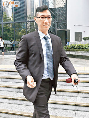 被告李國光涉嫌藉投訴勒索管理公司。（梁鵬威攝）