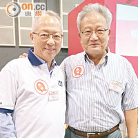 鍾志平（左）及吳宏斌都係海鮮愛好者。（溫國佳攝）