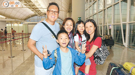 盧先生與家人抵曼谷即去華欣，故不太擔心。（沈厚錚攝）