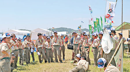 世界童軍大露營為期十二日，在日本阿知須舉行。（互聯網圖片）