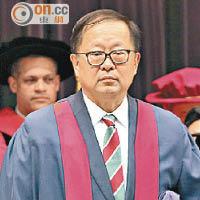 李國棟同樣獲港大頒授名譽大學院士名銜。