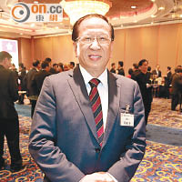 香港中華出入口商會副會長貝鈞奇都有出席頒獎禮。（徐家浩攝）