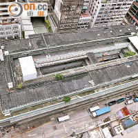中環街市活化工程將採用簡約版，不會在天台加建「漂浮綠洲」。（袁志豪攝）