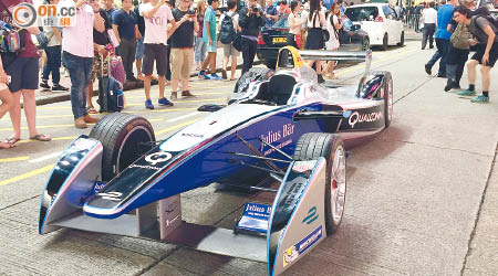 電動方程式（Formula E）賽車將於明年十月在港展開分站賽。