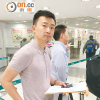 陳先生表示，獲批香港駕駛執照後，會找師傅「補鐘」。