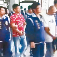 台灣警方日前拘捕多名疑犯。（互聯網圖片）