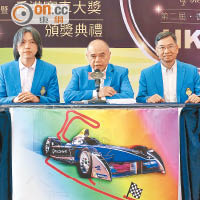 電動方程式大獎賽（Formula E）今年十月八及九日在中環上演。（黃嘉儀攝）