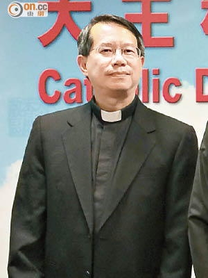 香港教區輔理主教李斌生接任澳門教區主教。（資料圖片）