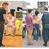 警方拘捕多名香港人。（澳洲警方圖片）