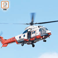 飛服隊會應警方要求派直升機進行反偷渡高空偵察。