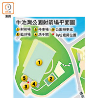 牛池灣公園射箭場平面圖