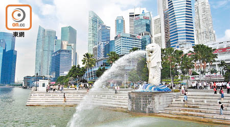 香港在國際排名上再輸給競爭對手新加坡（圖）。（資料圖片）