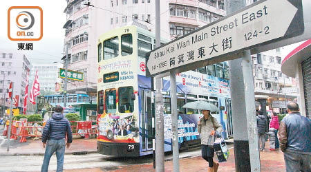 起點設於筲箕灣電車總站的東區旅遊徑被指宣傳及配套不足，未能吸引旅客。