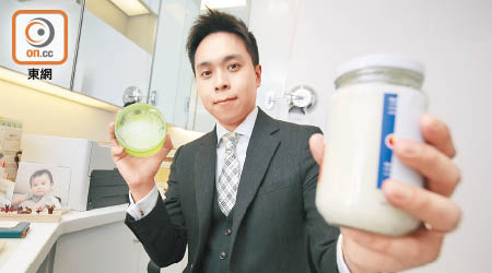 陳俊彥提醒，標榜天然的產品仍有機會致敏。（胡家豪攝）