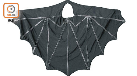 宜家回收LATTJO蝙蝠造型斗篷。