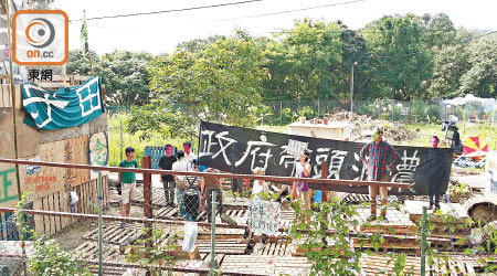 馬屎埔村繼續有人佔據部分涉案土地。