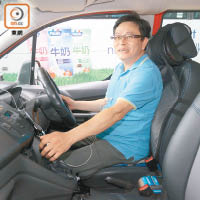 司機劉先生看好優質的士市場。